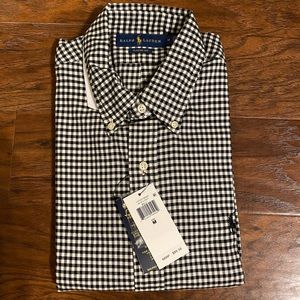 Polo long sleeve button up. NWT!